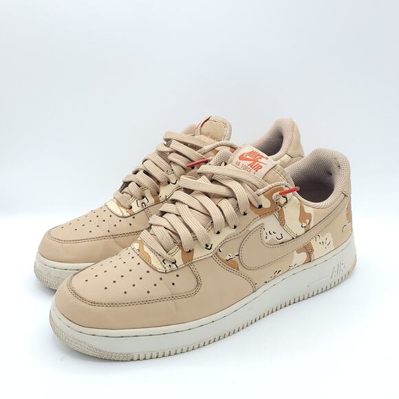 Nike AF1 Low Desert Reflective Camo Casual Sneakers 823511-202 Men\'s size 9